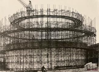 Montaż szalunków - betonowanie obudowy bezpieczeństwa